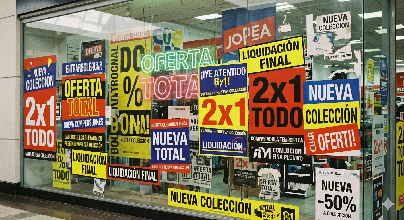 Error 3: Saturar el espacio con información visual